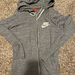 Lightweight Nike Zip Up Hoodie